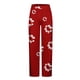 thumbnail image 3 of Pantalones de pijama largos de poliéster para hombre, informales, con estampado a cuadros, holgados y deportivos., 3 of 4