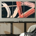 thumbnail image 2 of PixonSign Canvas Print Wall Art Set Industrial Multicolor Brushstrokes Abstract Patterns Illustrations Modern Art Minimalist Dramatic Ultra for Living Room, Bedroom, Office - 24"x36"x3, 2 of 5