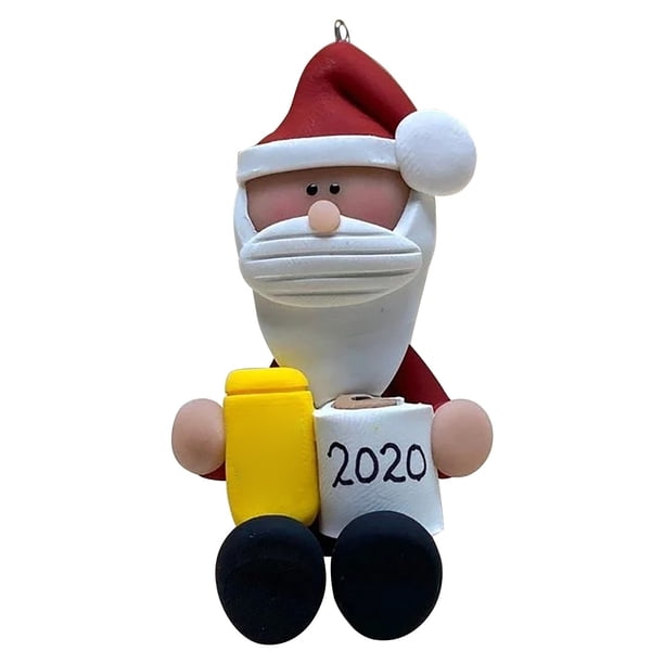 Fiudx Decoraciones navideñas para interiores Adornos familiares supervivientes personalizados para las fiestas navideñas de 2020