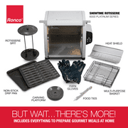 Ronco 12LB Rotisserie Oven with Rotisserie Spit and Multi-Purpose Basket