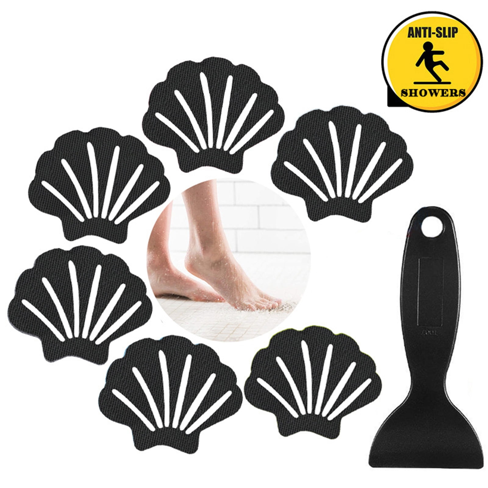 Bobasndm Non Slip Bathtub Stickers, Shower Floor Non Slip Stickers