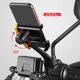 thumbnail image 3 of Soporte para teléfono móvil para bicicleta Giyo, soporte para teléfono móvil, universal, negro Afortunado Sencillez, 3 of 5