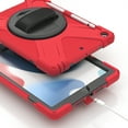 thumbnail image 3 of KIQ Shield 10.2 inch iPad Case 9th Generation, iPad 8th & 7th Generation Case 2021/2020/2019, Heavy Duty Rugged Protective Cover for iPad 9 8 7 Gen 10.2 Inch iPad Case for Kids - Red, 3 of 8