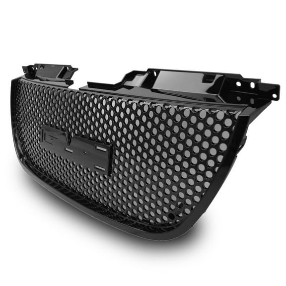 Ikon Motorsports Grille - Fits 07-13 GMC Yukon Xl Denali Black Front Hood Grill Grille