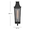 thumbnail image 3 of 28895BK Hinkley Lighting Georgetown - 12W 1 LED Outdoor Large Wall Mount Lantern-26.75 Inch Tall and 8.5 Inch Wide-Black Finish, 3 of 10