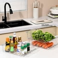 thumbnail image 3 of Soda Can Dispenser Drink Holder, Plastic Transparent 2PCS Compact Structure Wide Application Canned Food Storage Container Large Capacity  For Cabinets, 3 of 8