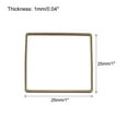 thumbnail image 2 of Unique Bargains Square Beading Hoop Link Geometric Hollow Open Bezel Linking Ring 1'x1' Bronze for Jewelry Making 20pcs, 2 of 5