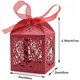 thumbnail image 4 of Paquete de 100 bolsas de caramelos con forma de corazón cortado con láser para bodas   JM, 4 of 5