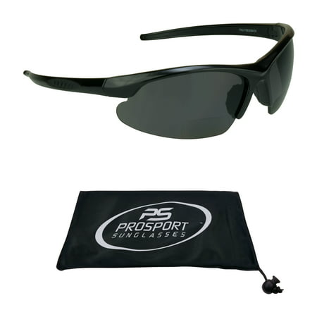 proSPORT Polarized Bifocal Sunglasses for Men and Women. Anti Glare Impact Resistant Polycarbonate Lenses.