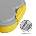thumbnail image 5 of 4 Compartment Bento Lunch Box with Spoon Fork Sauce Containers, Portable Meal Container for Campus Work Travel Meal Storage, 5 of 6