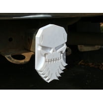 Clever Contraption Truck Trailer Hitch Plug | Bearded Skull Design | Durable PLA Plastic