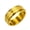 Gold Plated, variant on Men Stainless Steel Bible Verse Cross Spinner Ring Christian Lord's Prayer Rotating Statement Promise Wedding Band Black Size 14