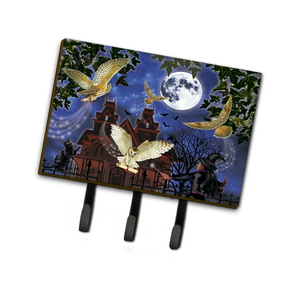 Halloween Owl Express Leash or Key Holder
