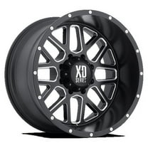 Grenade 22X10 5X127.00 Satin Black MilLED (-24 Mm) Wheel Rim