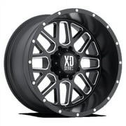 XD Series Wheels XD820 Grenade, 18x9 with 5 on 5 Bolt Pattern - Black-XD82089050912N Wheel Rim