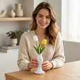 thumbnail image 4 of Njshnmn 3D Printed Elegant Dress Vase Combines High Fashion Elegance With Home Decoration Plastic Vase, 4 of 9