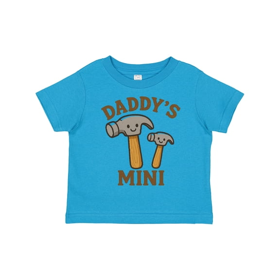 Inktastic Daddy's Mini Cute Hammer Family Design Boys or Girls Toddler T-Shirt