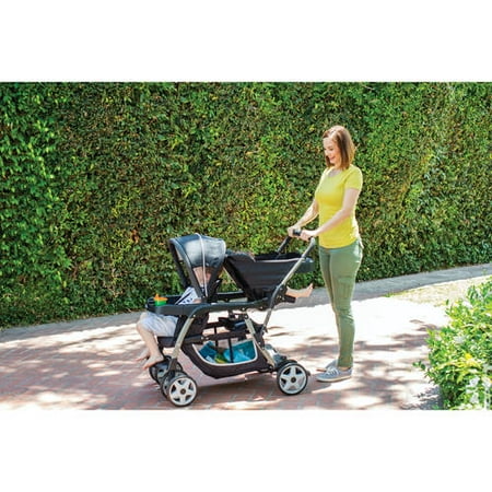 Graco Ready2Grow Click Connect LX Double Stroller, Gotham