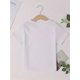 thumbnail image 2 of Happy Last Day Of School Monogram Print, Girls‘ Casual Crew Neck Short Sleeve T-Shirt, Girls’ Comfortable Summer Top, 2 of 6