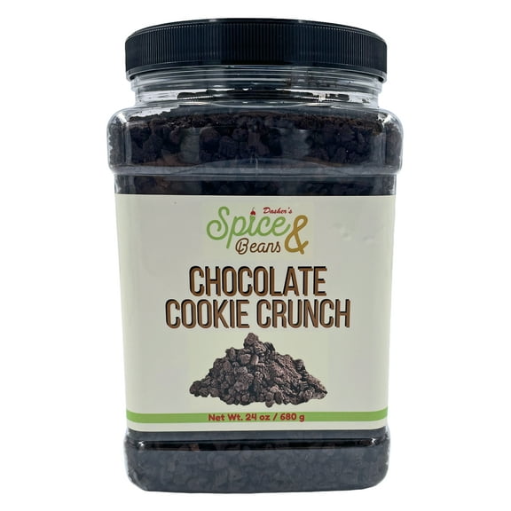 Chocolate Cookie Crunch | Ice Cream Topping & Cake Decoration | by Dasher's Spice & Beans | 1.5 lb