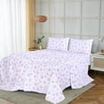 thumbnail image 5 of RUVANTI 100% Cotton Sheets – Twin Size Percale Bedding, Cooling & Breathable Floral Design, Durable with a Crisp, Soft & Comfortable Feel, 16" Deep Pocket, 3-Piece Set, Funa Flora, 5 of 9