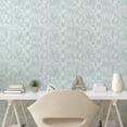 thumbnail image 3 of Ambesonne Vintage Peel & Stick Wallpaper for Home, Floral Lace Pattern, 13"x36", Seafoam and White, 3 of 6
