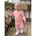 thumbnail image 5 of RUINIXCW Girls Christmas Outfits Long Sleeve Bow Snowflake Print Pullover Pants, 5 of 8