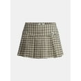 thumbnail image 5 of Madden NYC Women's Pleated Plaid Mini Skort, Sizes XXS-XXL, 5 of 5
