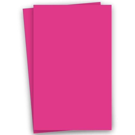 Popular PINK RAZZLE BERRY 11X17 (Ledger) Paper 28T Lightweight Multi-use - 250 PK -- Econo 11-x-17 Ledger size Everyday Paper - Professionals, Designers, Crafters and DIY Projects