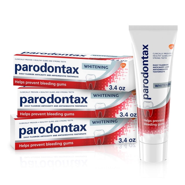 Pasta de dientes Parodontax para blanquear los dientes y la salud de las encías, 100 ml x 3