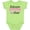 Lime Green, variant on Inktastic Future Soccer Star Girls Girls Baby Bodysuit