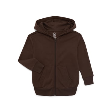 Wonder Nation Kids Fleece Zip Hoodie, Sizes 4-18 & Husky