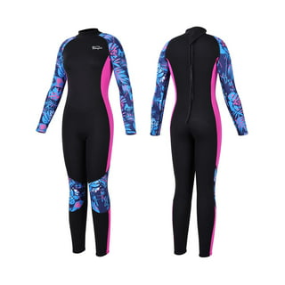 Owntop Wetsuit Women 3mm Neoprene Diving Suits Full Long Sleeve Keep Warm  Front Zip Wet Suit for Surfing Swimming Snorkeling