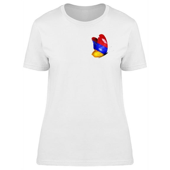 Armenia Cool Butterfly Flag T-Shirt Women -Image by Shutterstock, Female x-Large