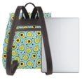 thumbnail image 3 of Disketp Avocado and Hearts Mochila de Cuero para Mujer, Bolso de Espalda Antirrobo con Estilo para Viaje, Trabajo y Uso Diario, 3 of 4