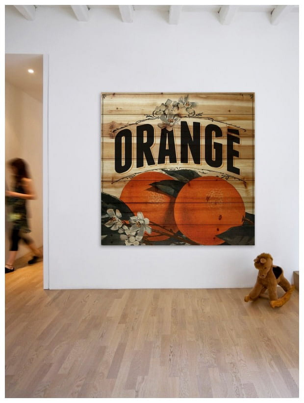 Marmont Hill "French Fruit" Painting Print on Natural Pine Wood