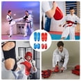thumbnail image 2 of Aellinatey 1 Pair Shin Pads Shin Insteps Protector Practical Shin Guards for Taekwondo, 2 of 10