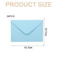 thumbnail image 2 of 50 Pack Envelopes V Flap Invitation Envelopes for Cards, Birthday, Weddings, Graduations, Greeting Cards, 10.7*15.7cm, 2 of 5