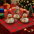 thumbnail image 2 of Seyotauo Dirty Snowman Christmas Decorations, Indoor/Outdoor Cotton Xmas Decor with Hat, 9/10 inch Dirty Snowman Christmas Decor Present for Window Home Party, Garden, Yard (3 Pcs）, 2 of 5
