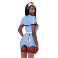 thumbnail image 2 of Retro Nurse Women's Halloween Cosplay Costume, 2 of 5
