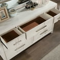 thumbnail image 2 of Furniture of America Lowell Adult Transitional 7-Drawer Dresser, White, 2 of 9