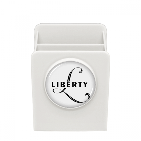 Letter Expression Liberty Late Desk Pencil Holder Cup Pen Organizer