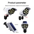 thumbnail image 4 of OUSITAID Fake Camera with Light  Dummy Security Surveillance Camera  ​Super Bright Outdoor Waterproof Solar Motion Sensor Light with Red Flashing Warning Light for Home Security (White), 4 of 9