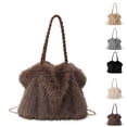 thumbnail image 6 of Nilvkv Women's Tote Bag, Handbags for Women, Women's Fashion Casual Fall and Winter Style Pleated Versatile Tote Handbag Shoulder Crossbody Bag, 6 of 6