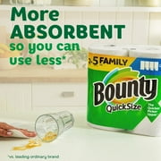 Bounty Select-A-Size Paper Towels, 2 Double Plus Rolls, White, 2 Double Plus Rolls 5 Regular Rolls