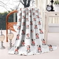 thumbnail image 2 of White Cow Scarf Pattern Blanket,Comfortable Soft Lamb Wool Throw Blanket,All Season,Warm Lightweight Blankets for Sofa Bed Couch Living Room Chair,40"x50", 2 of 4
