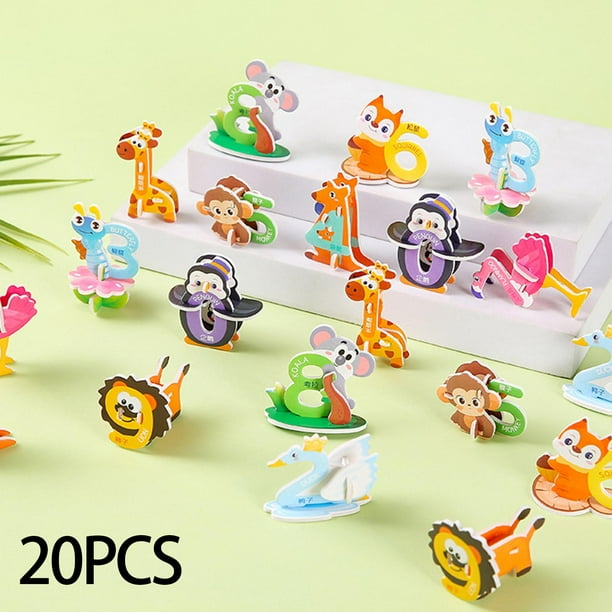 Rompecabezas colorido Montessori, juguete educativo temprano, creatividad, imaginación, habilidad fina para regalo de cumpleaños, bebés y niños Números