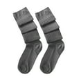 thumbnail image 3 of Outfmvch Thigh High Socks Over the Knee Socks Leg Warmer Socks Mens No Show Socks Pilates Grip Socks Compression Socks for Women Girl Socks Dark Gray One Size, 3 of 3