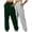 Dark Gray, variant on Diufon 2pc Womens Sweatpants Casual Solid Color Lounge Pants Elastic High Waist Pants with Pockets