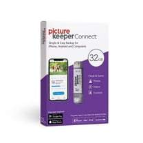 Picture Keeper Connect 32GB Portable Flash USB Backup and Storage Device Drive for Mobile Phones, Tablets and Computers